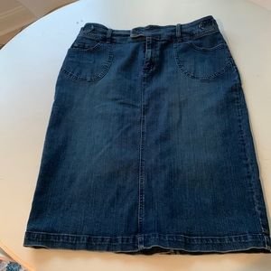 Crazy Horse jean skirt